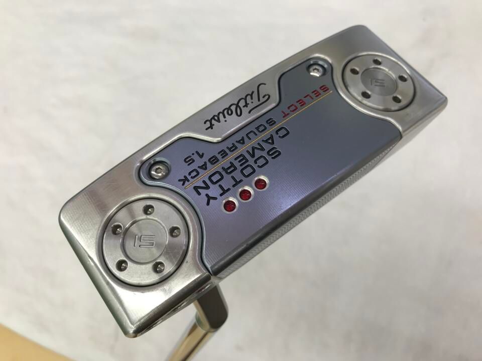 タイトリスト　SC SELECT SQUAREBACK 1.5 2018　パター　中古　ゴルフドゥ！荒川沖店【最短即日発送】