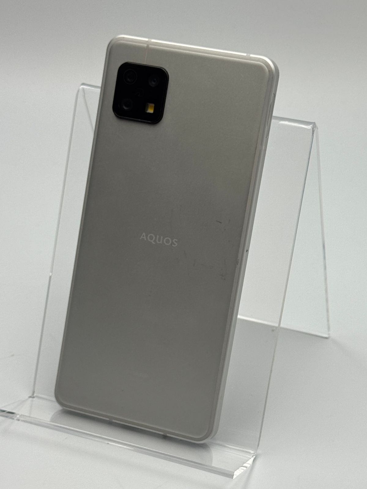 【訳あり】AQUOS sense6s SHG07 シルバー SIMフリー 白ロム