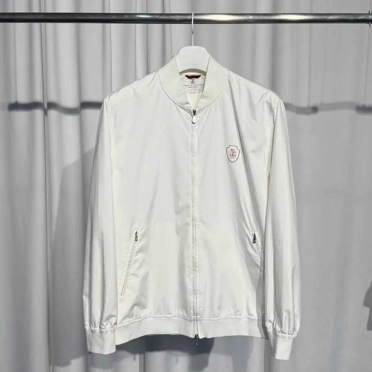 XLサイズ 26年1月 Brunello Cucinelli(ブルネロクチネリ) エンブレム ロゴ ジップアップ ブルゾン ジャケット