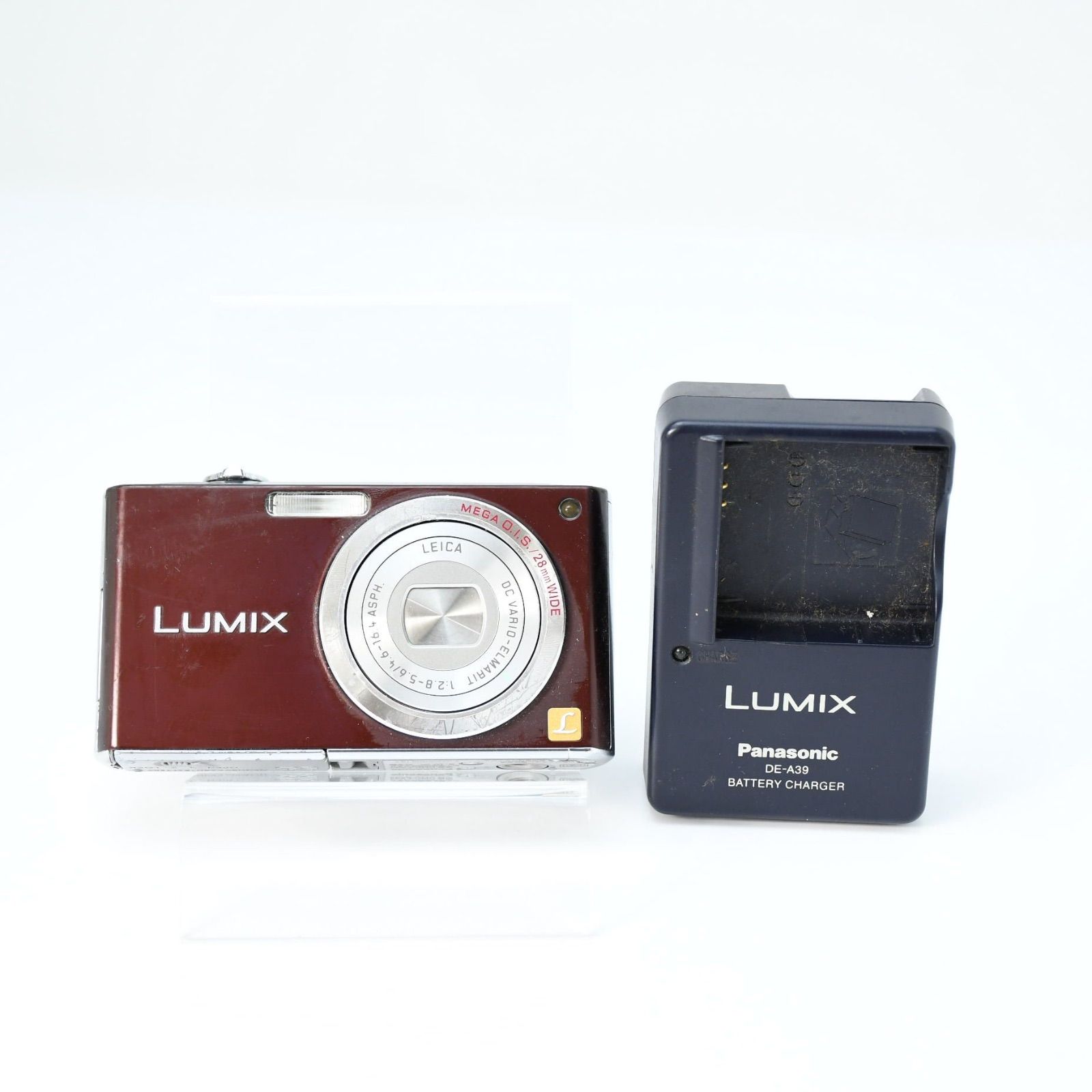 Panasonic LUMIX DMC-FX33 ボルドー LEICA 充電器付 訳あり】Panasonic LUMIX DMC-FX33 ボルドー LEICA - メルカリ