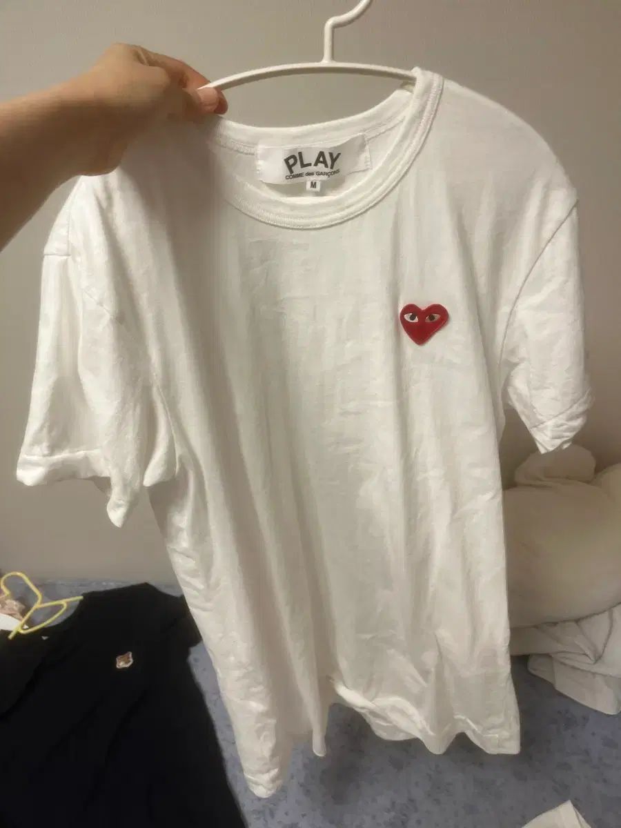 コム・デ・ギャルソン PLAY 半袖Tシャツ 白 M