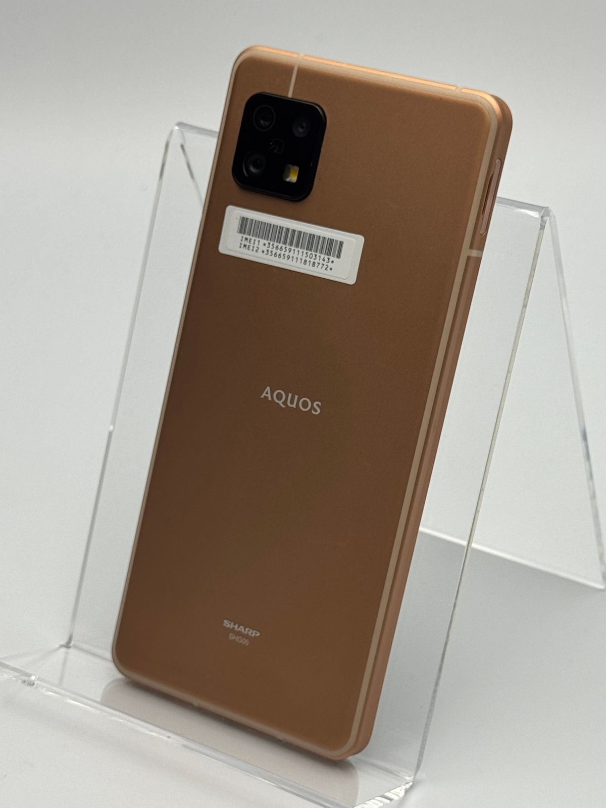 【即日発送！】AQUOS sense6(SHG05) ライトカッパー 64GB 訳あり】AQUOS sense6 SHG05 ライトカッパー SIMフリー 白ロム - メルカリ