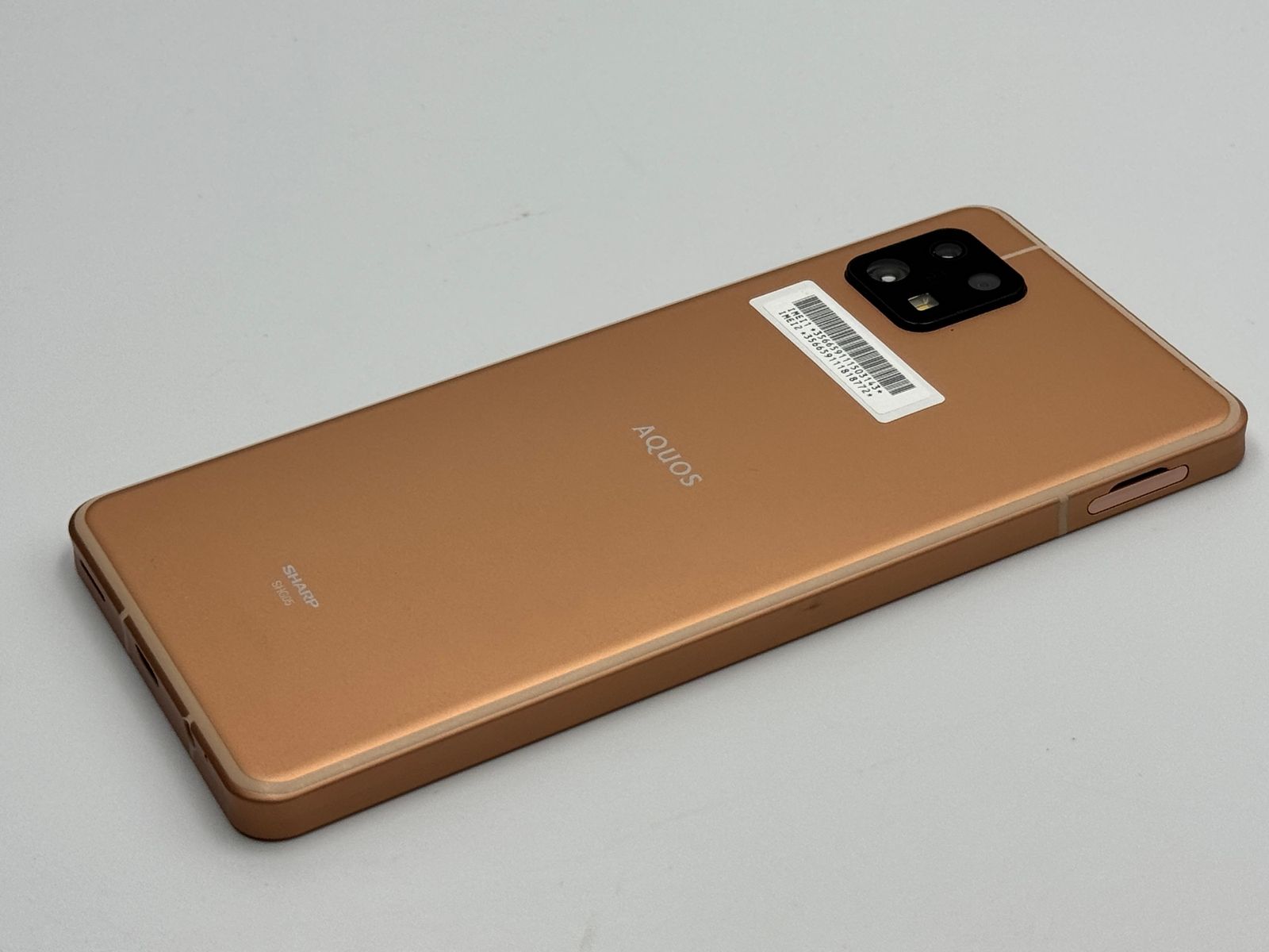 訳あり】AQUOS sense6 SHG05 ライトカッパー SIMフリー 白ロム - メルカリ