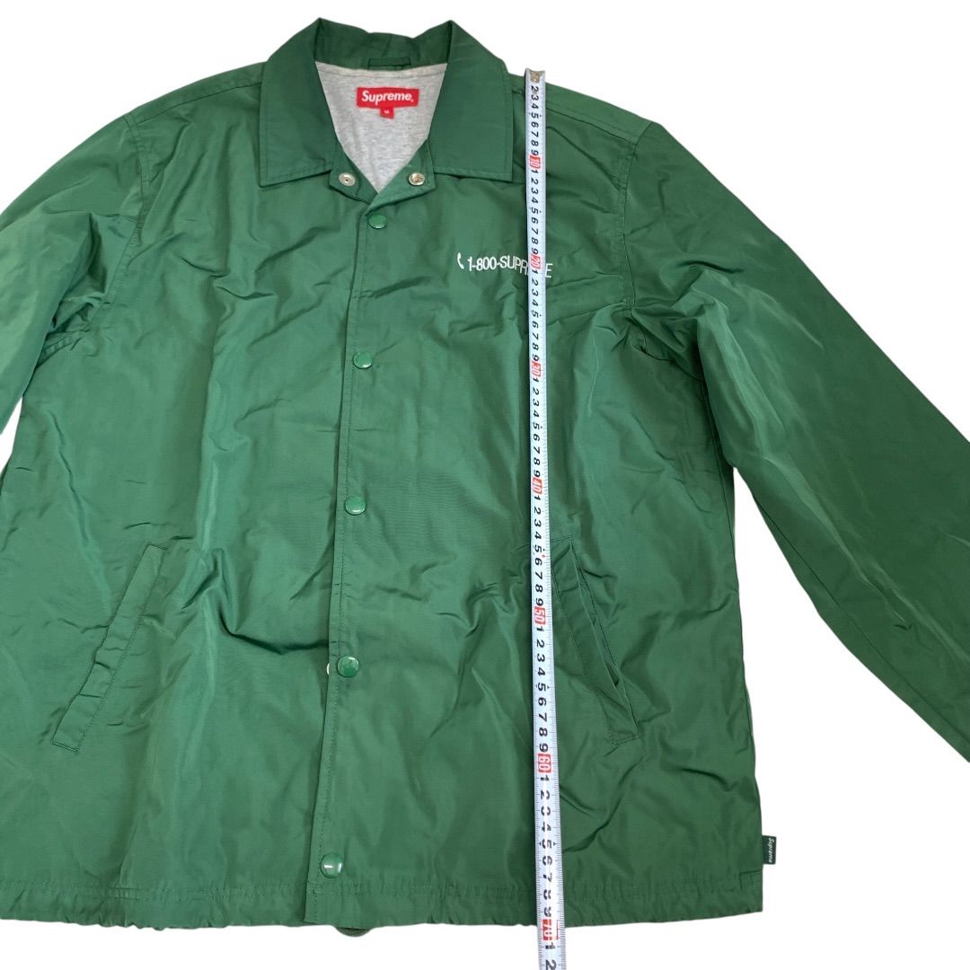 USED】Supreme シュプリーム コーチジャケット グリーン Mサイズ
