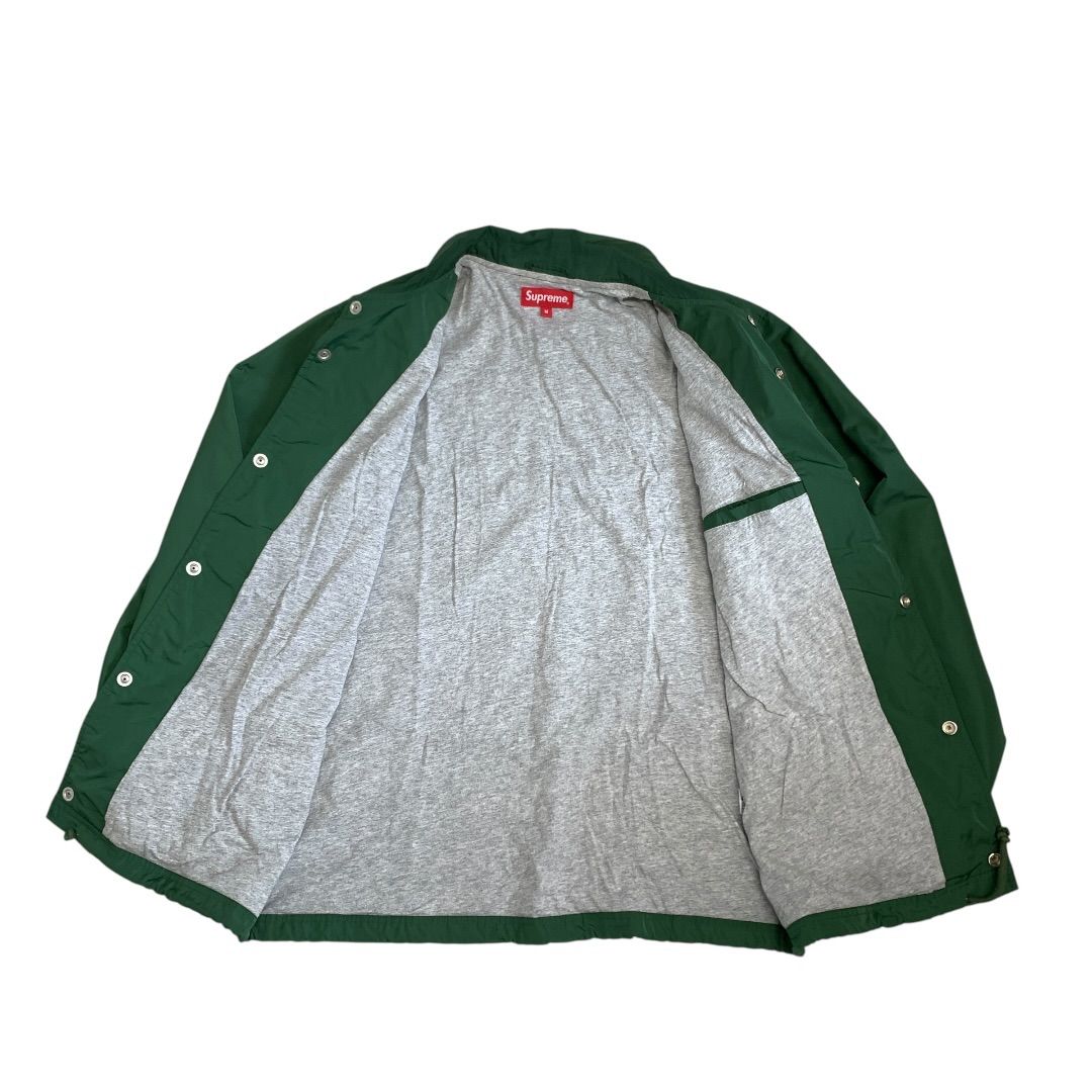 り*ん様 Supreme オリーブコーチジャケット Mサイズ USED】Supreme シュプリーム コーチジャケット グリーン Mサイズ
