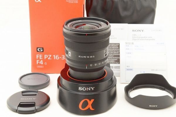 ☆新品同様☆ Sony ソニー FE PZ 16-35mm F4 G SELP1635G 元箱 付属品 ♯26052303