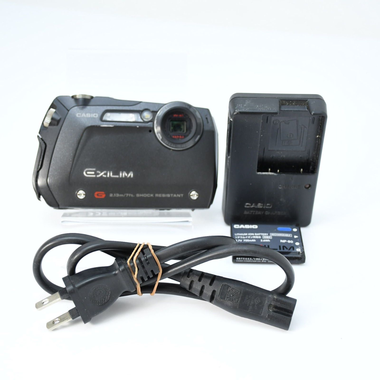 ジャンク＊動作可能＊バッテリー2個】CASIO EXILIM EX-G1 ブラック