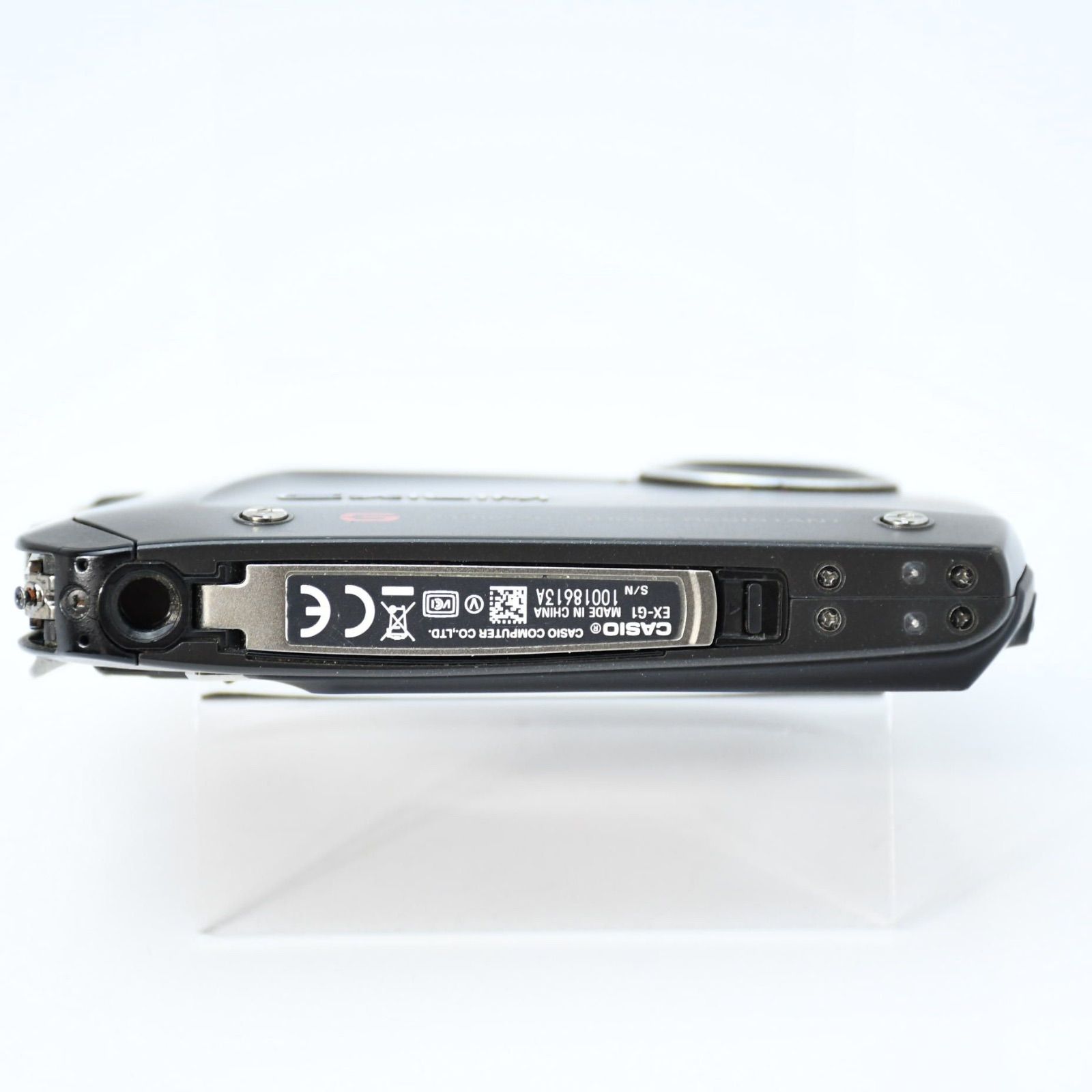 ☆動作OK CASIO EXILIM EX-G1 防水 バッテリー&メモリー付き ジャンク＊動作可能＊バッテリー2個】CASIO EXILIM EX-G1 ブラック