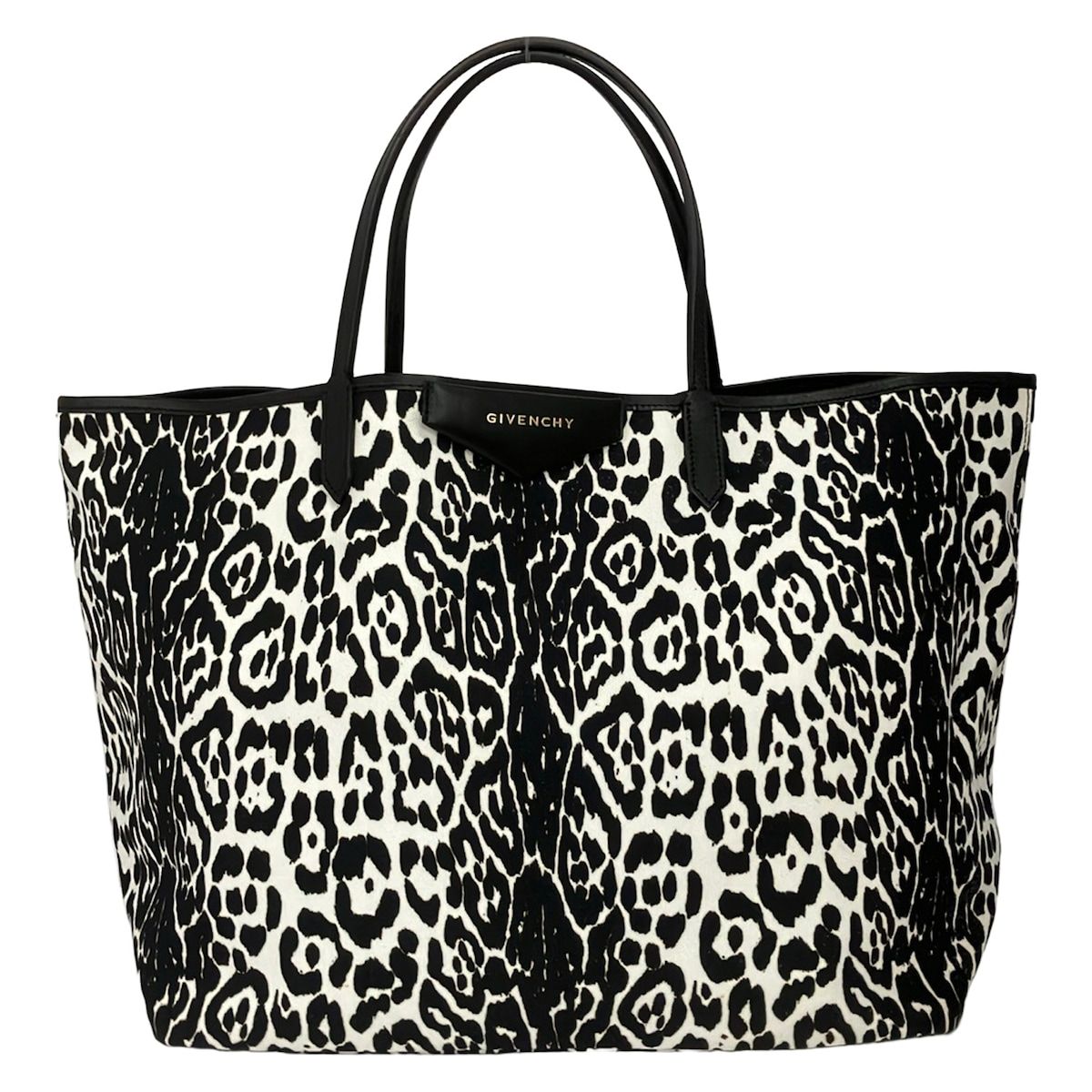 GIVENCHY(ジバンシー) トートバッグ - 12G5310030 黒×白 レザー