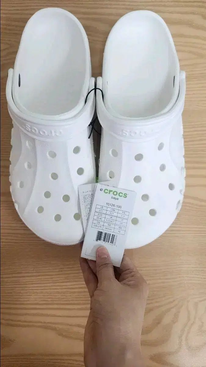 Crocs クラシック クロッグ 白 290
