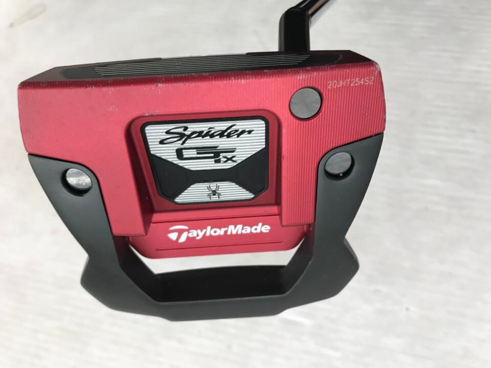 テーラーメイド　Spider GTx RED SINGLE BEND　パター　中古【最短即日発送】