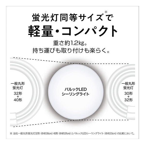 Panasonic パナソニック パルックLEDシーリングライト 6畳 LE-PC06D (2682470)