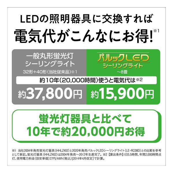 Panasonic パナソニック パルックLEDシーリングライト 6畳 LE-PC06D (2682470)