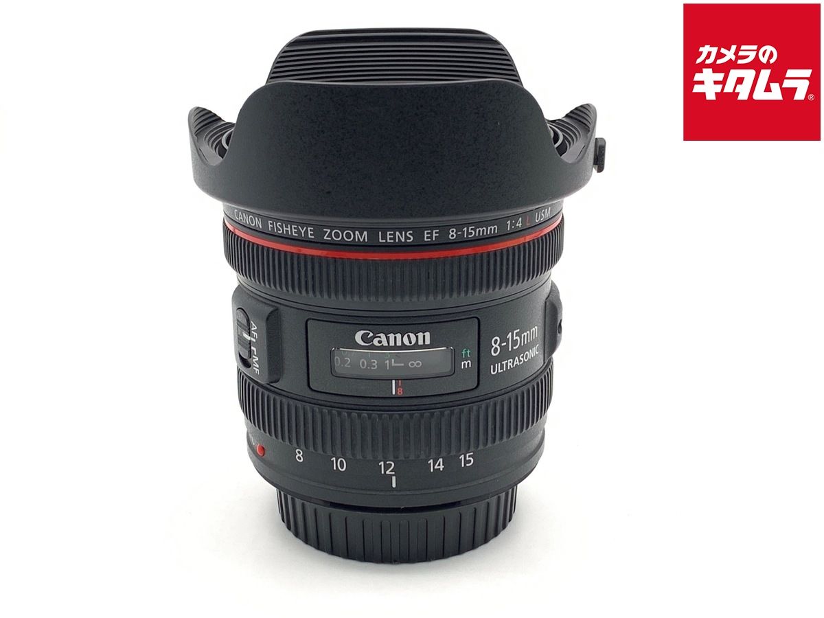 【中古】 【美品】 キヤノン EF8-15mm F4L フィッシュアイ USM