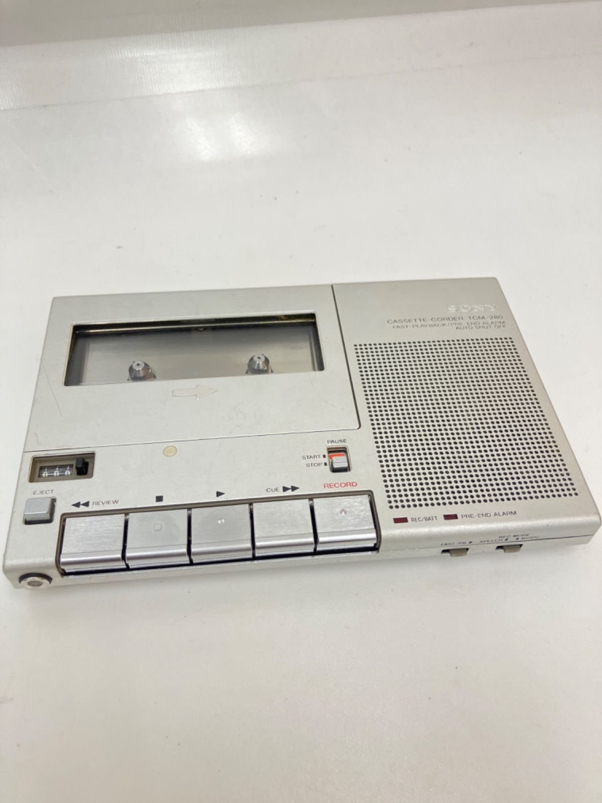 SONY/ソニー/TCM-280(シルバー)/カセットプレーヤー/CASSETTE-CORDER