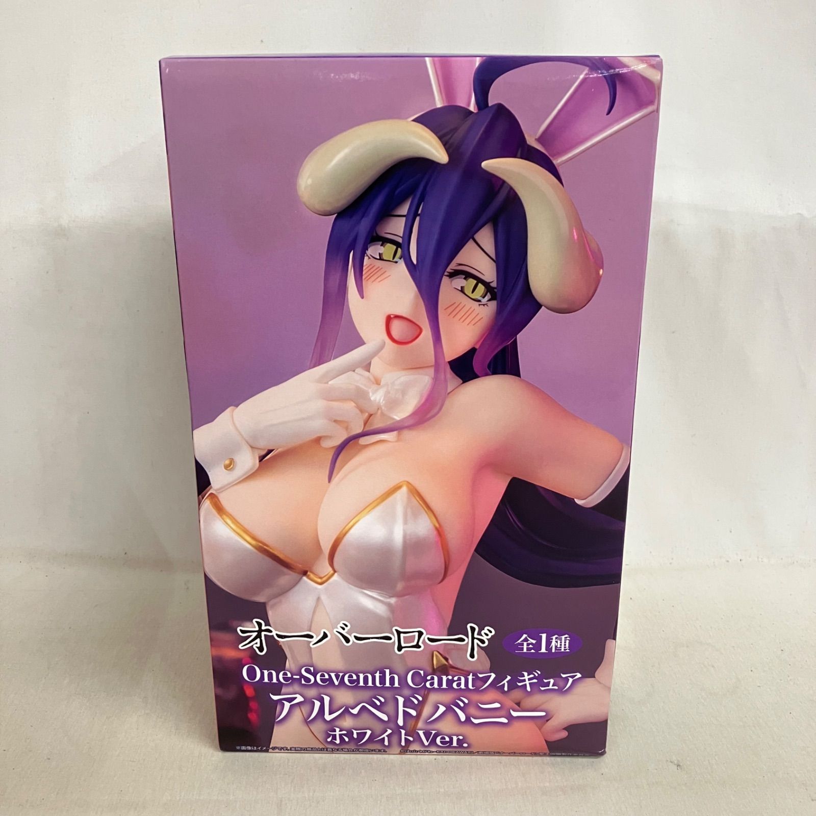 未開封 オーバーロード One-Seventh Carat アルベド バニー ホワイト
