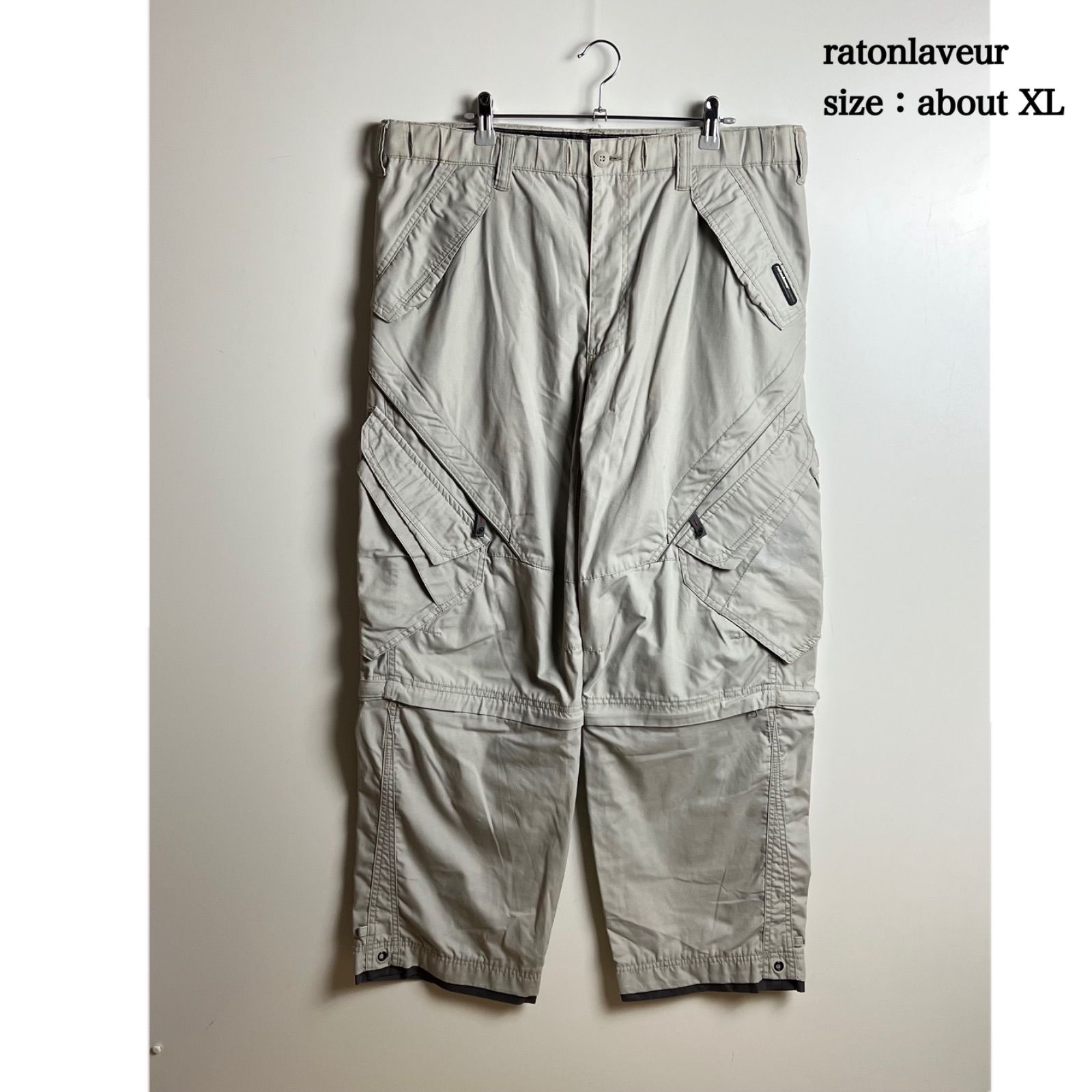 ratonlaveur 00s skate archive 2way Detachable cargo Pants ラトン 