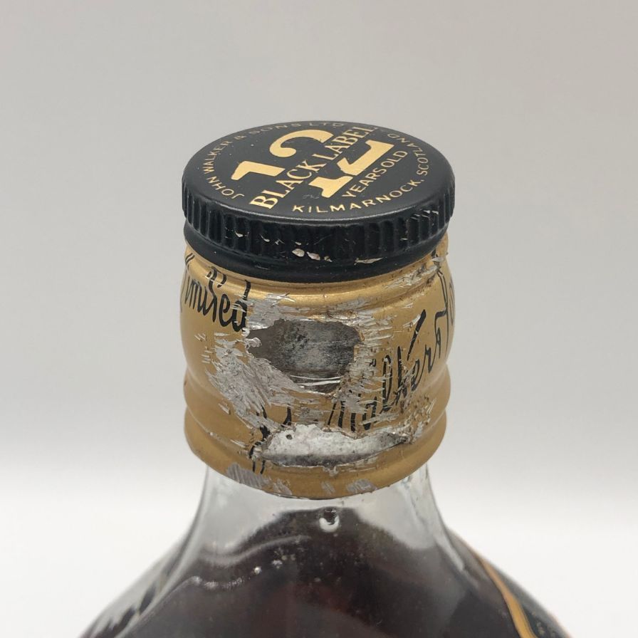 ジョニーウォーカー ブラックラベル 12年 750ml 未開栓 - メルカリ