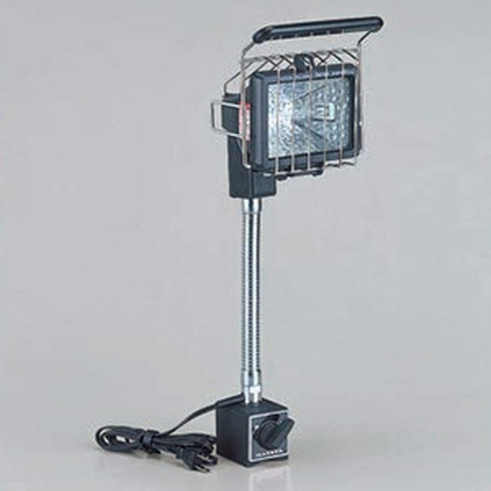 新品 ハタヤ (HATAYA) 日本製 照明 ハロゲン 投光器 屋内用 150W 全光束2750Lm コード1.6m カバーガード ライト角度調整 密封防護ガラス コンパクト 作業灯 ワークライト 業務用 作業用 組立 ミニハロゲンライト MH-M15 マグネ