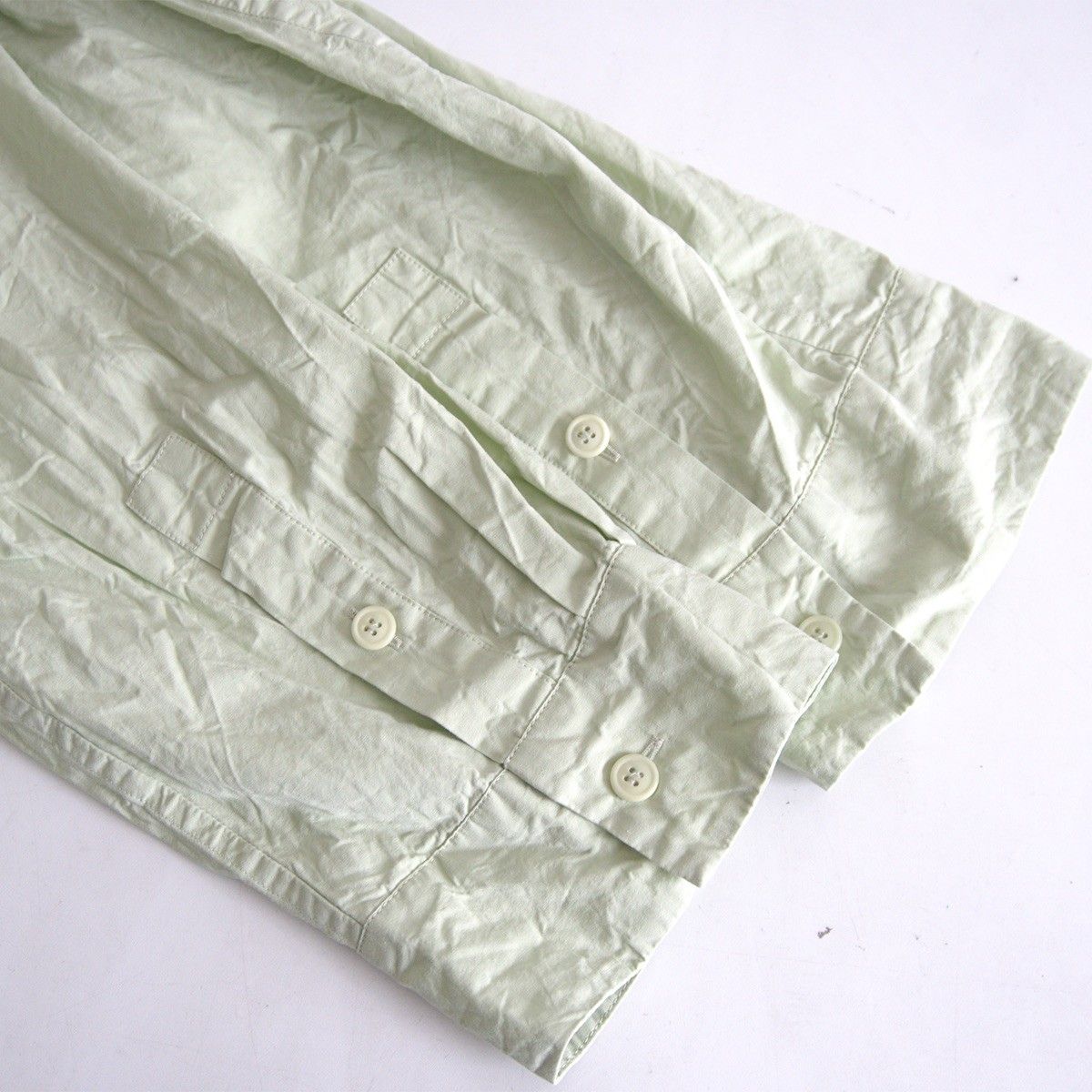 【美品】 CASEY CASEY 【VOLUME SHIRT 22HC331】 M ライトグリーン ボリューム シャツ ケーシー ケーシー 26050690 美品】 CASEY CASEY 【VOLUME SHIRT 22HC331】 M ライトグリーン