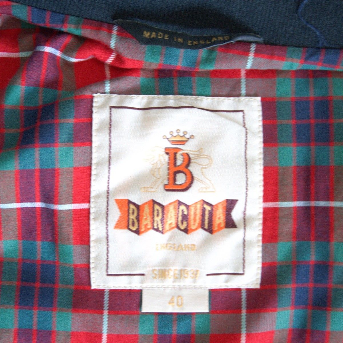 BARACUTA ハリントンジャケット 40 美品】 BARACUTA 【G9 スウィングトップ ハリントンジャケット】 40