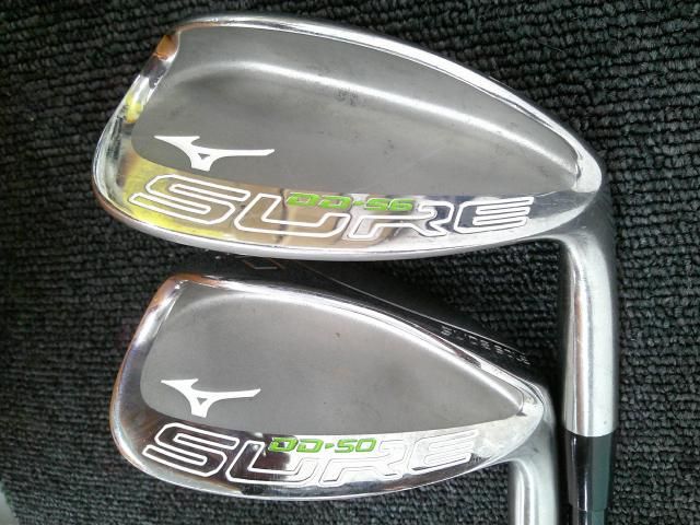 ミズノMIZUNO SURE DD WEDGE EXSAR 50°・58°セット 中古 ウェッジ ミズノ SURE DD WEDGE 50/56 2本セット/EXSAR/Wedge