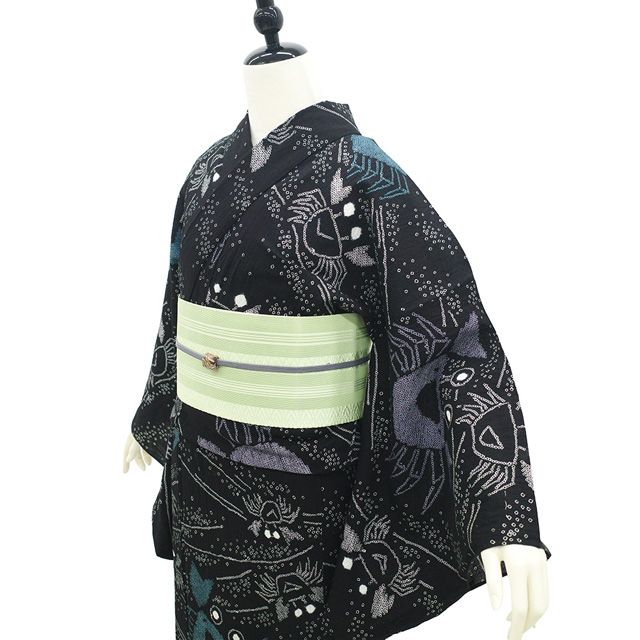 新古品】 有松 浴衣 本場有松鳴海絞り 夏物 未使用 ゆかた 絞り 木綿 