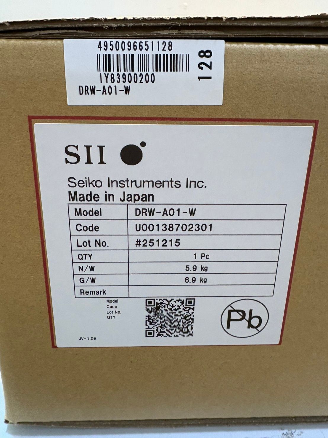 ◇未使用 未開封 SII セイコーインスツル レシートプリンター