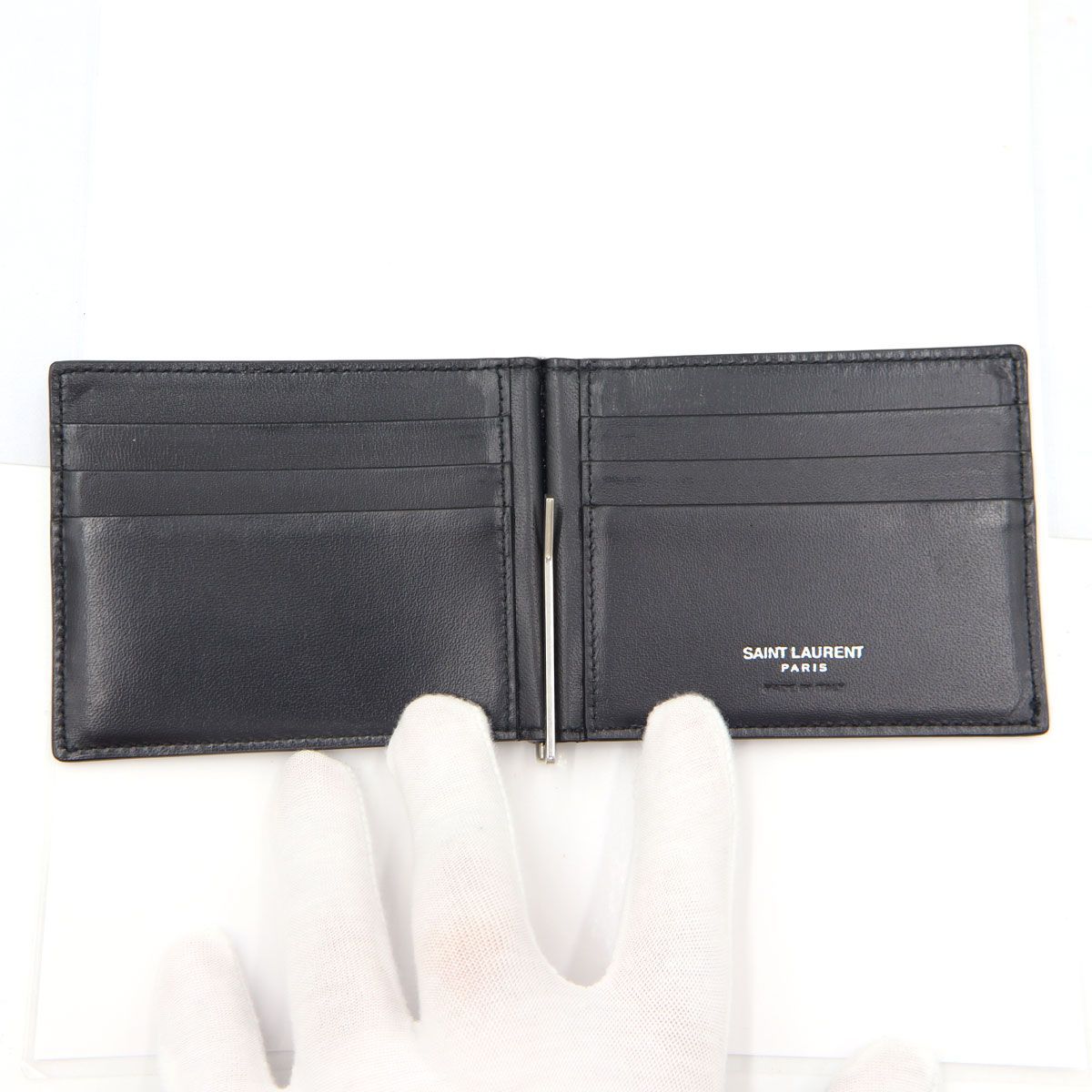 サンローランパリ(SAINT LAURENT PARIS) マネークリップ財布 ART607738