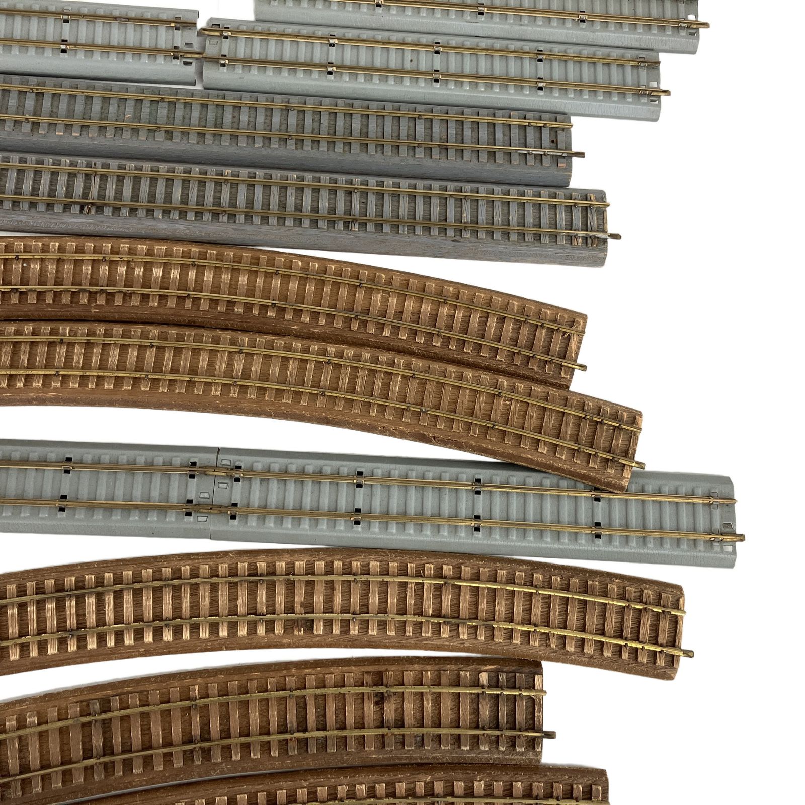 ［ジャンク］鉄道模型　HOゲージ　レール　線路　木製他　まとめ HOゲージ レール おまとめ ストラクチャー 線路 鉄道模型 ジャンク