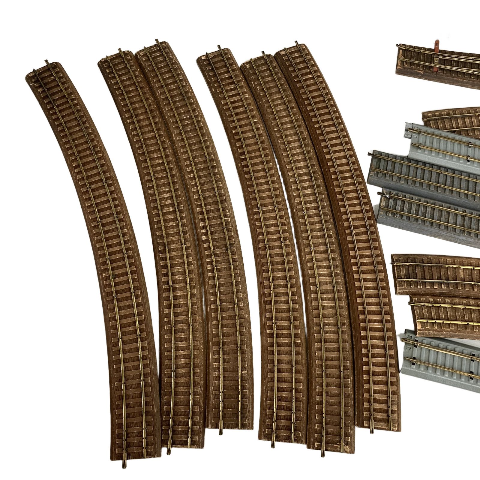 ［ジャンク］鉄道模型　HOゲージ　レール　線路　木製他　まとめ HOゲージ レール おまとめ ストラクチャー 線路 鉄道模型 ジャンク