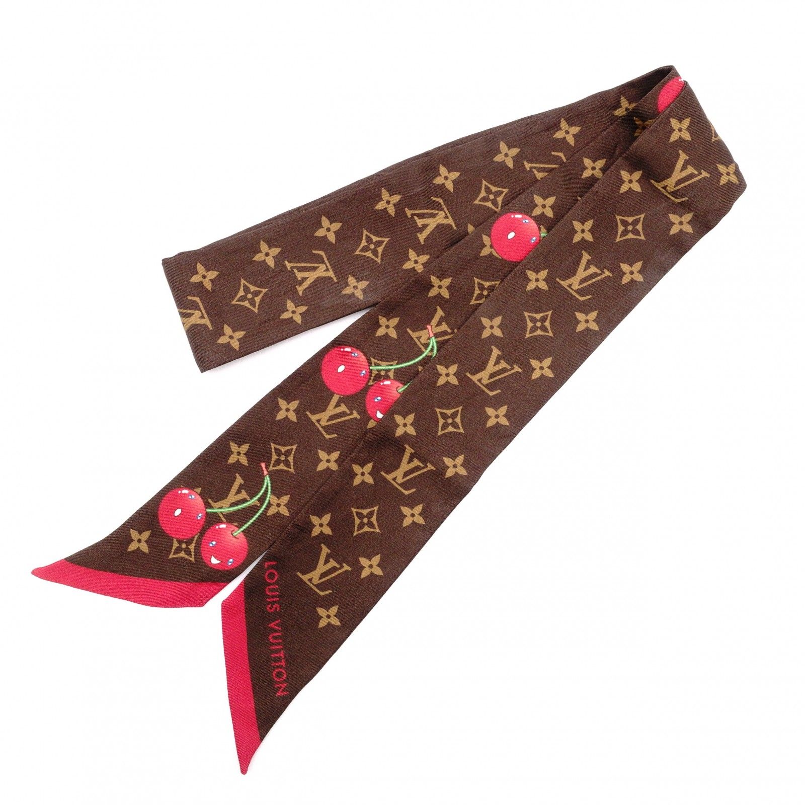 LOUIS VUITTON ルイヴィトン 村上隆 ツイリー モノグラム チェリー