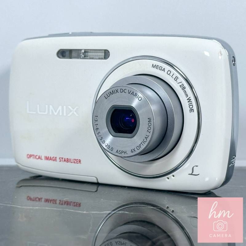 カメラ Panasonic LUMIX DMC-S1 ホワイト デジタルカメラ コンデジ
