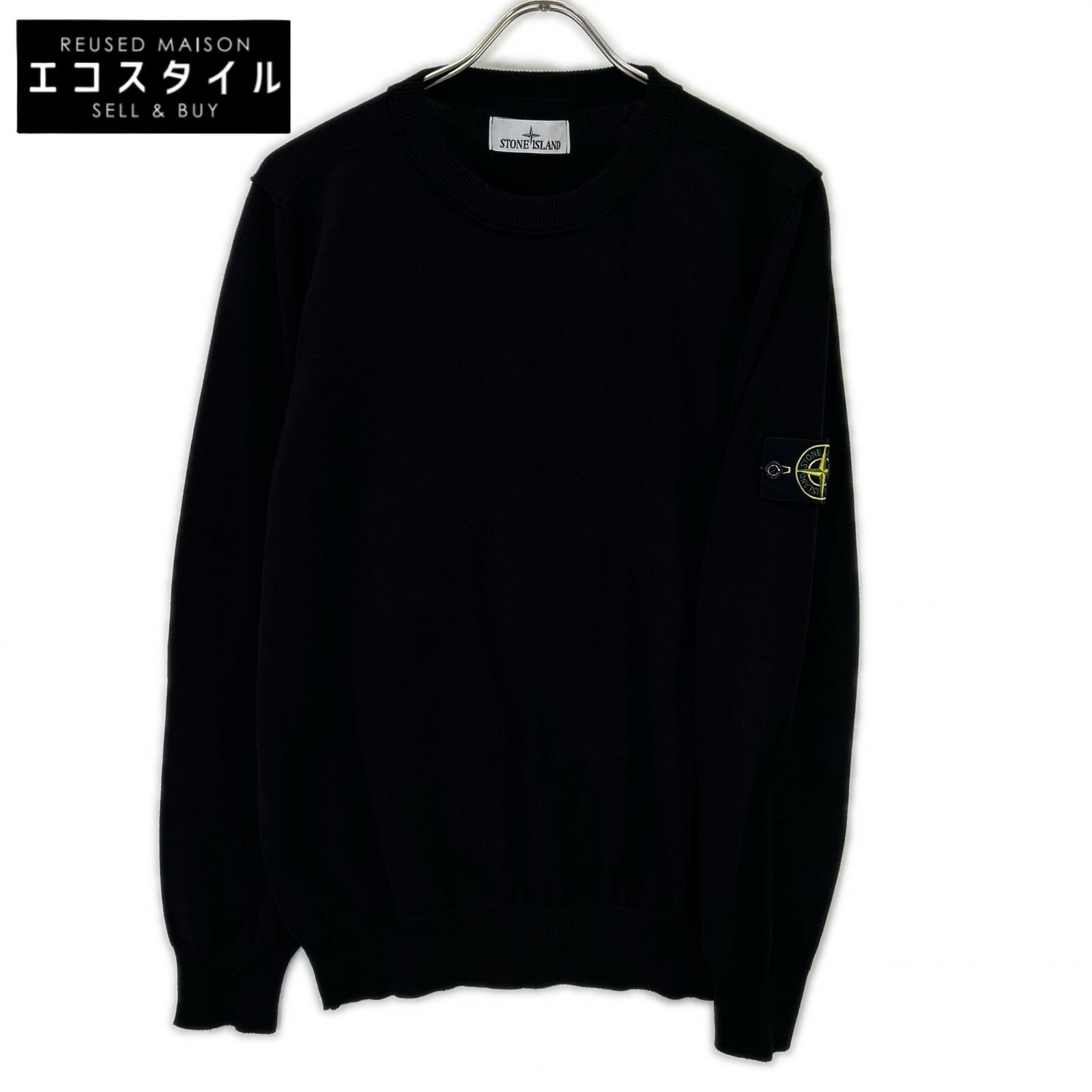 STONE ISLAND ストーンアイランド 25年 K1S155100053 ブラック クルー 