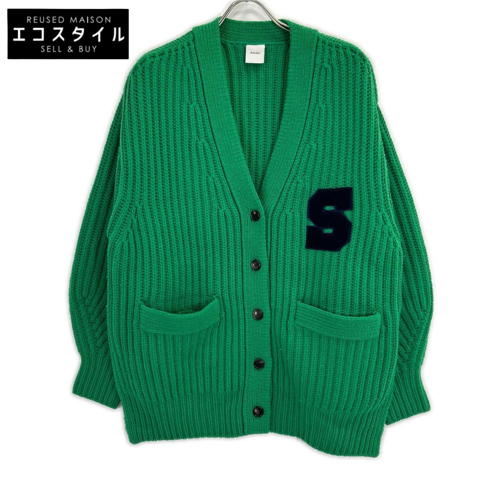 レディース Spick&Span スピック＆スパン グリーン ウール×アクリル 