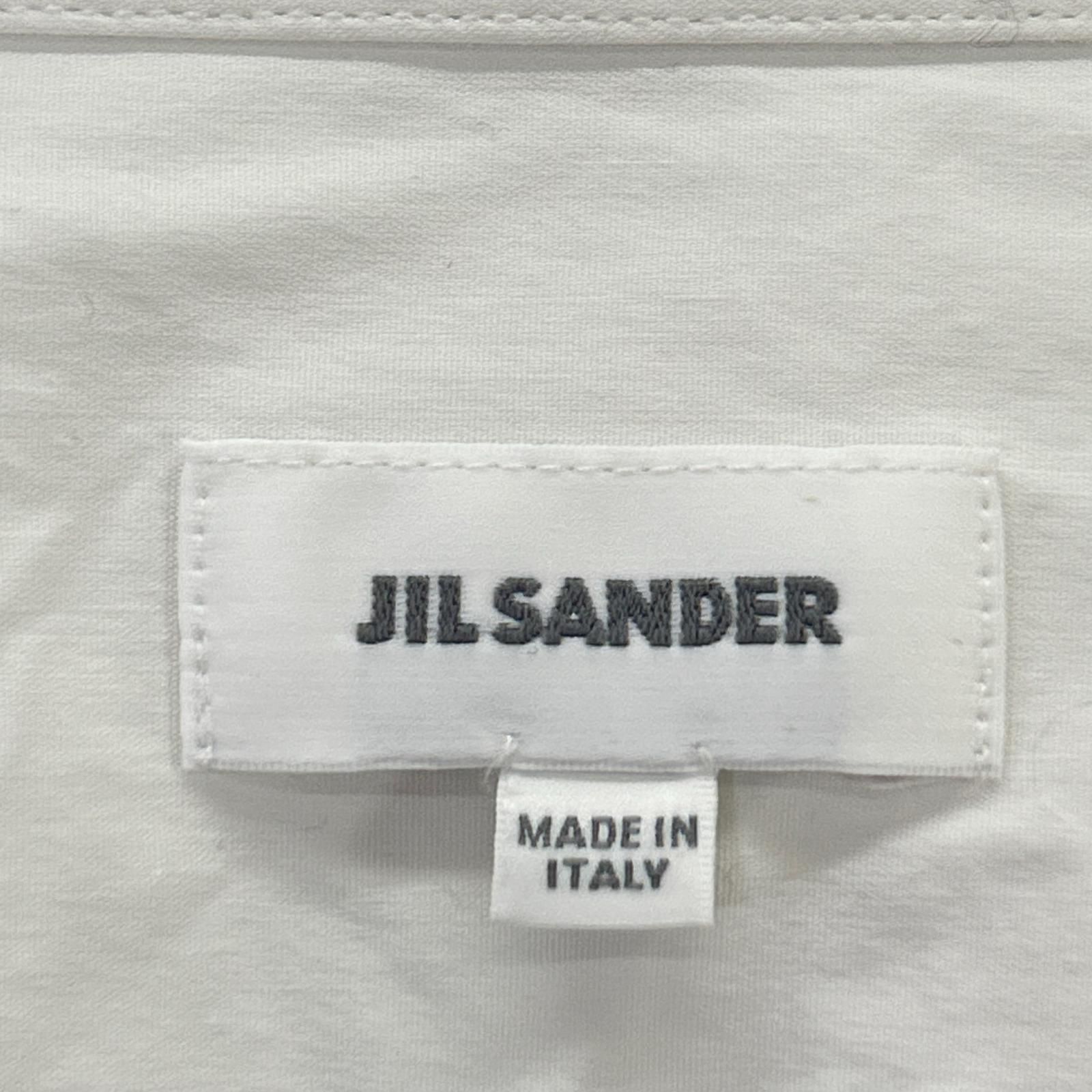 JIL SANDER ジルサンダー 16年 ホワイト コットン 比翼 長袖シャツ 42