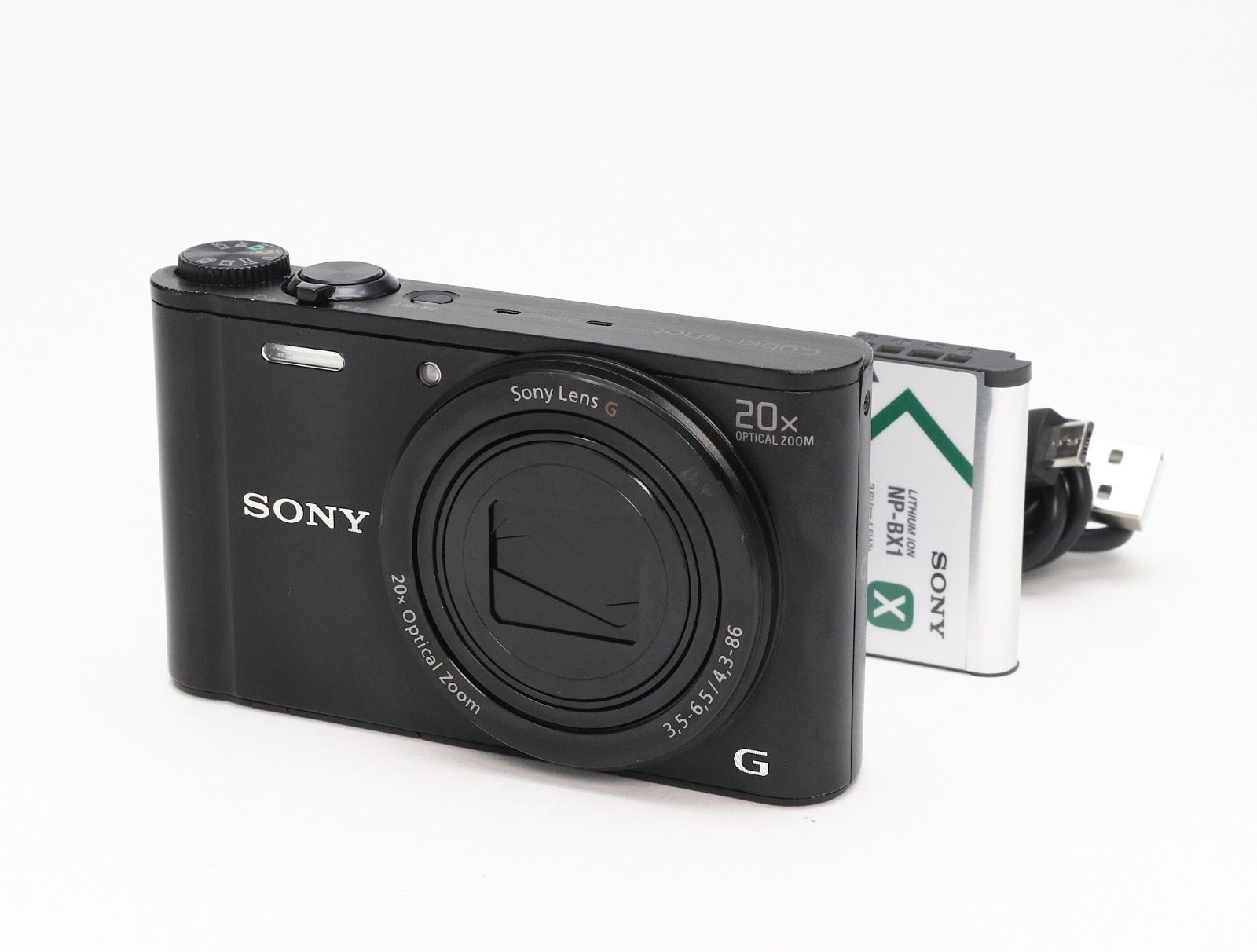 B- (並品) SONY ソニー Cyber-shot DSC-WX300 ブラック 初期不良返品