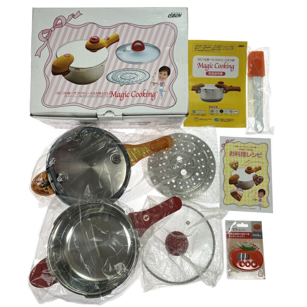 【新品未使用】松居一代 プロデュース圧力鍋3.0L Magic Cooking 松居一代プロデュース 圧力鍋3.0L Majic Cooking マジッククッキング