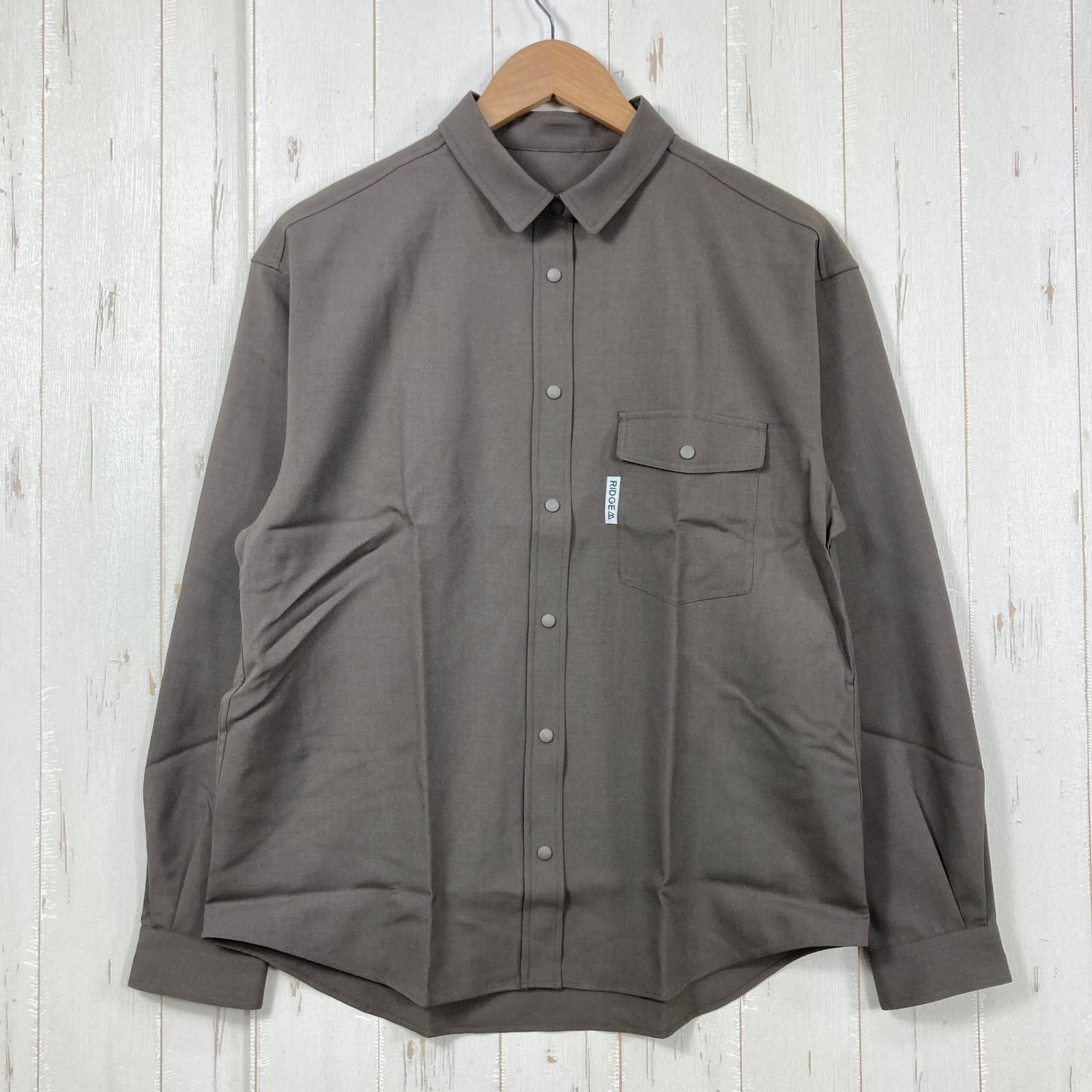 ✉️Women's M ブラウン系 Ridge Mountain Gear ( リッジマウンテンギア ) メリノ ベーシック ロングスリーブ シャツ Merino Basic Long Sleeve Shirt Cinder Brown z000