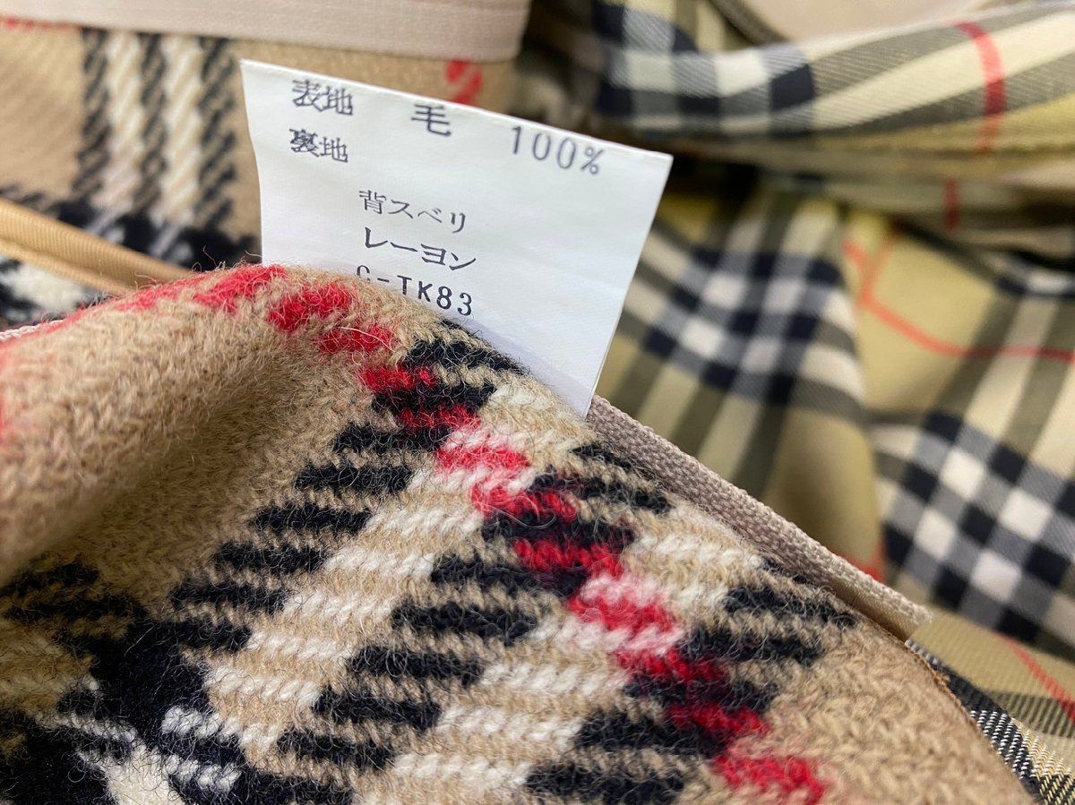 70s 80s Burberry's バーバリー ライナー付き 比翼 ステンカラーコート サイズ：- カラー：ベージュ 古着 ヴィンテージ 70s 80s Burberry's バーバリー ライナー付き 比翼 ステンカラーコート