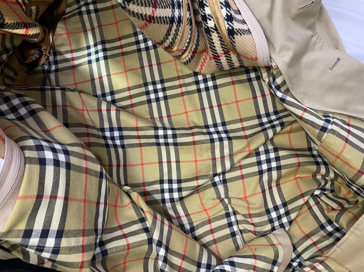 70s 80s Burberry's バーバリー ライナー付き 比翼 ステンカラーコート