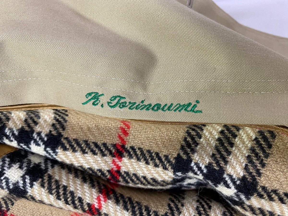 70s 80s Burberry's バーバリー ライナー付き 比翼 ステンカラーコート