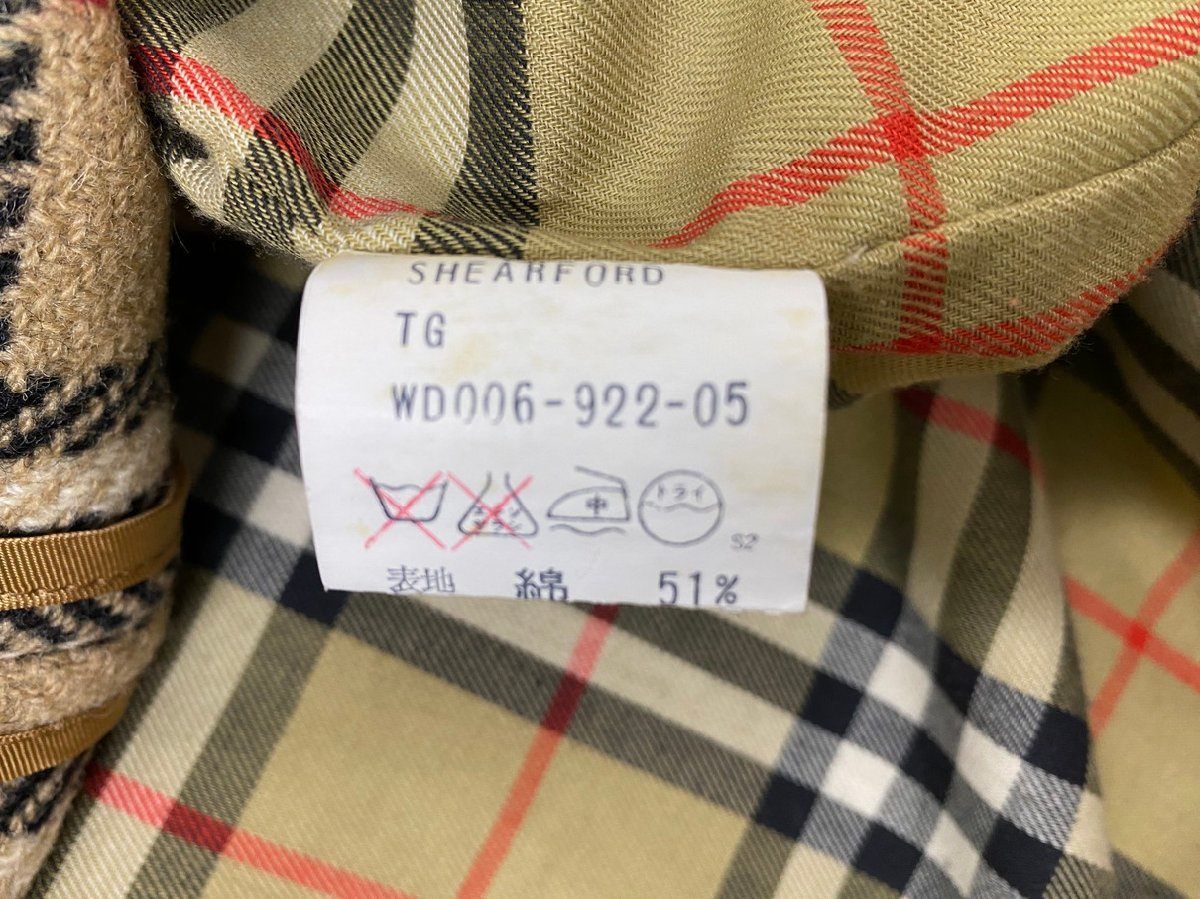 70s 80s Burberry's バーバリー ライナー付き 比翼 ステンカラーコート