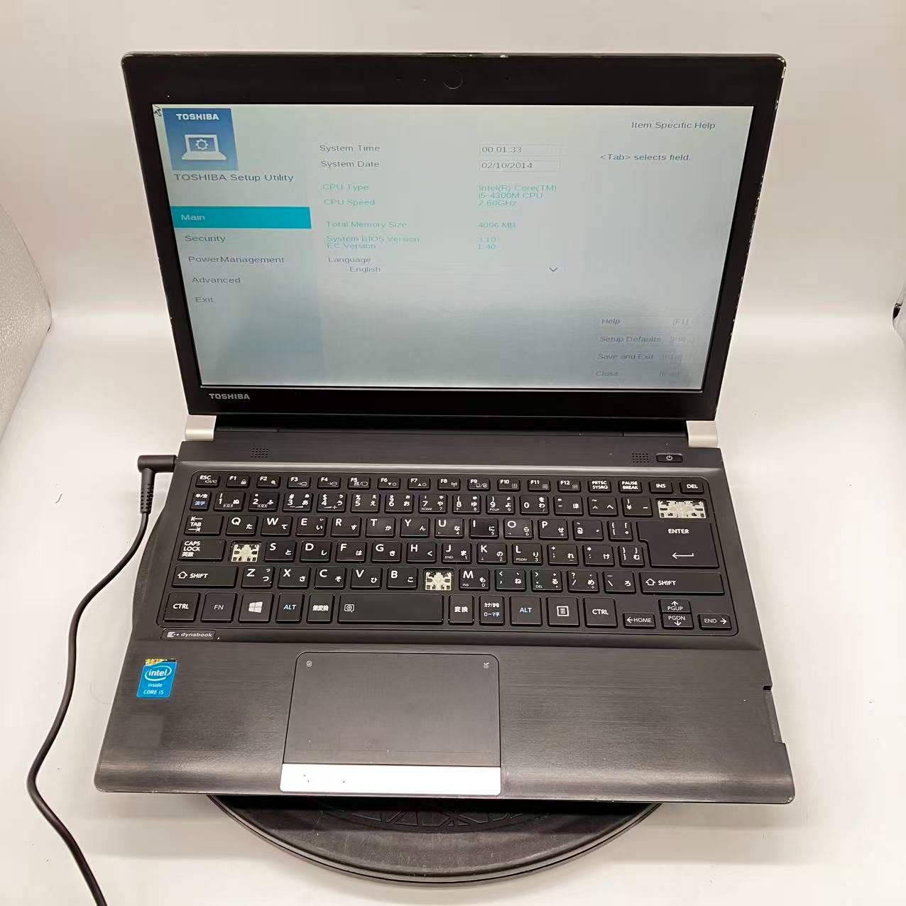 ジャンク品】dynabook R734 Core i5-SSD256 GB ジャンクノートパソコン