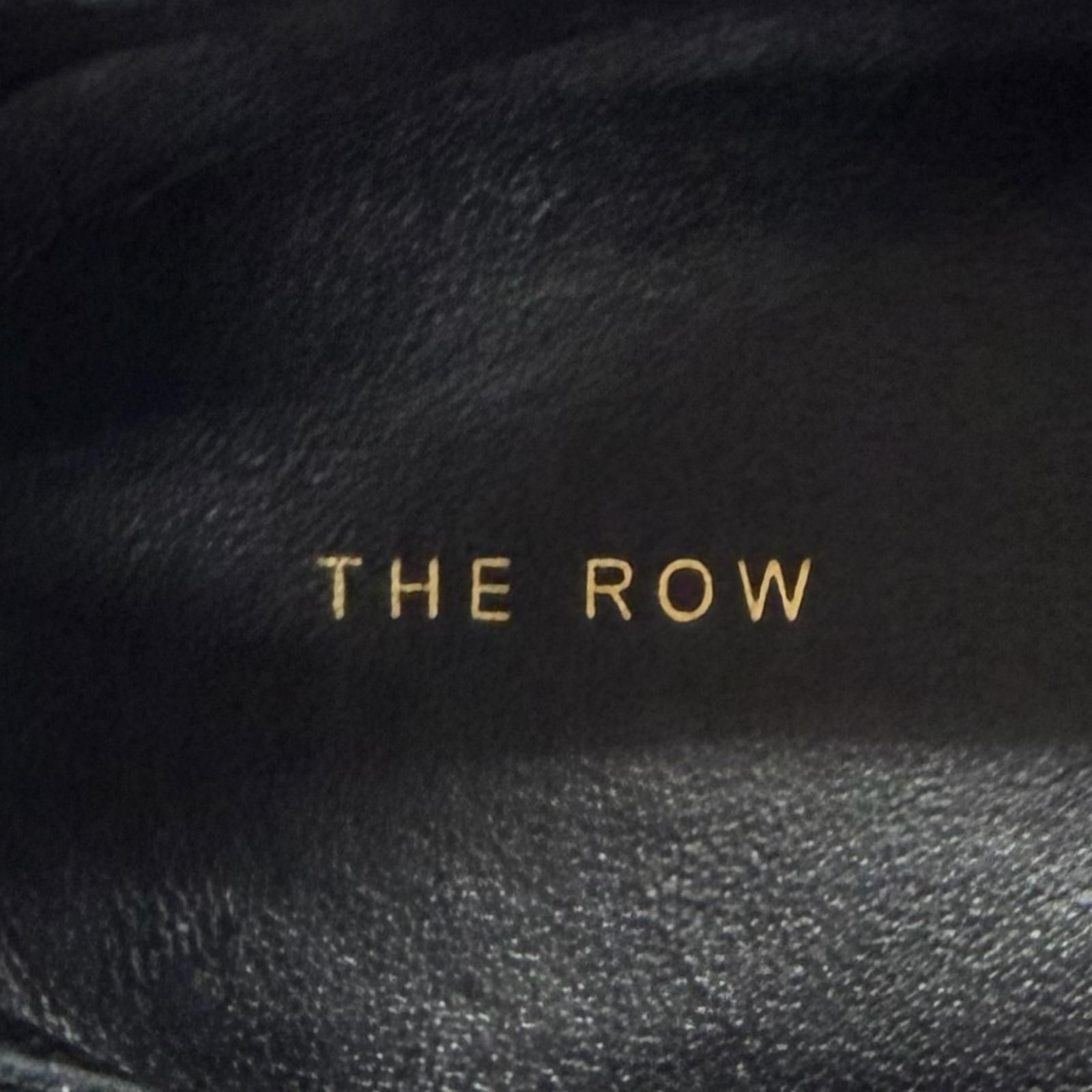 美品△THE ROW ザロウ ROBIN ロビン サイドゴア 厚底 レザー アンクル