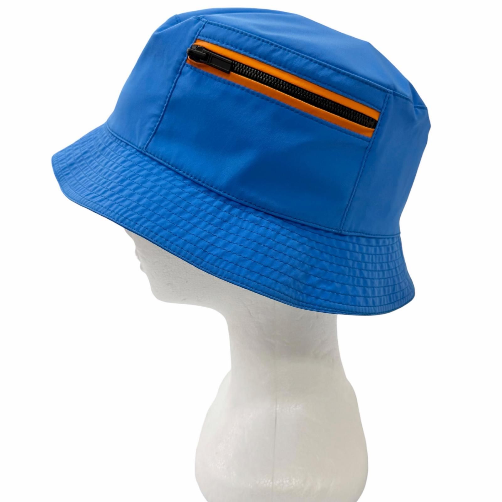 【新品未使用】HERMES☆メンズハット 60 未使用品□HERMES エルメス MAGIC TOILOVENT HロゴZIP バケットハット