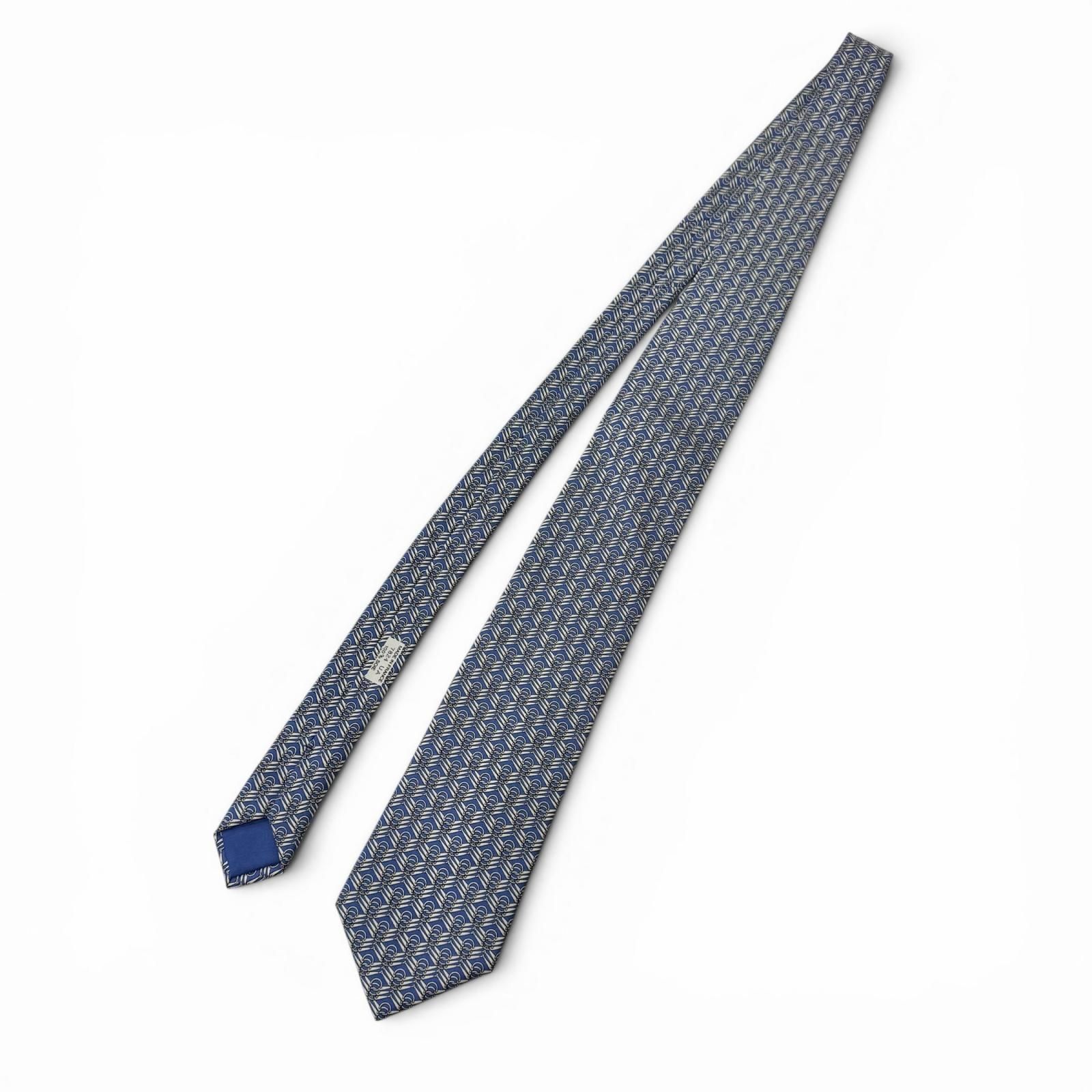 極美品□HERMES エルメス 7824 UA シルク100% ホースビット 総柄