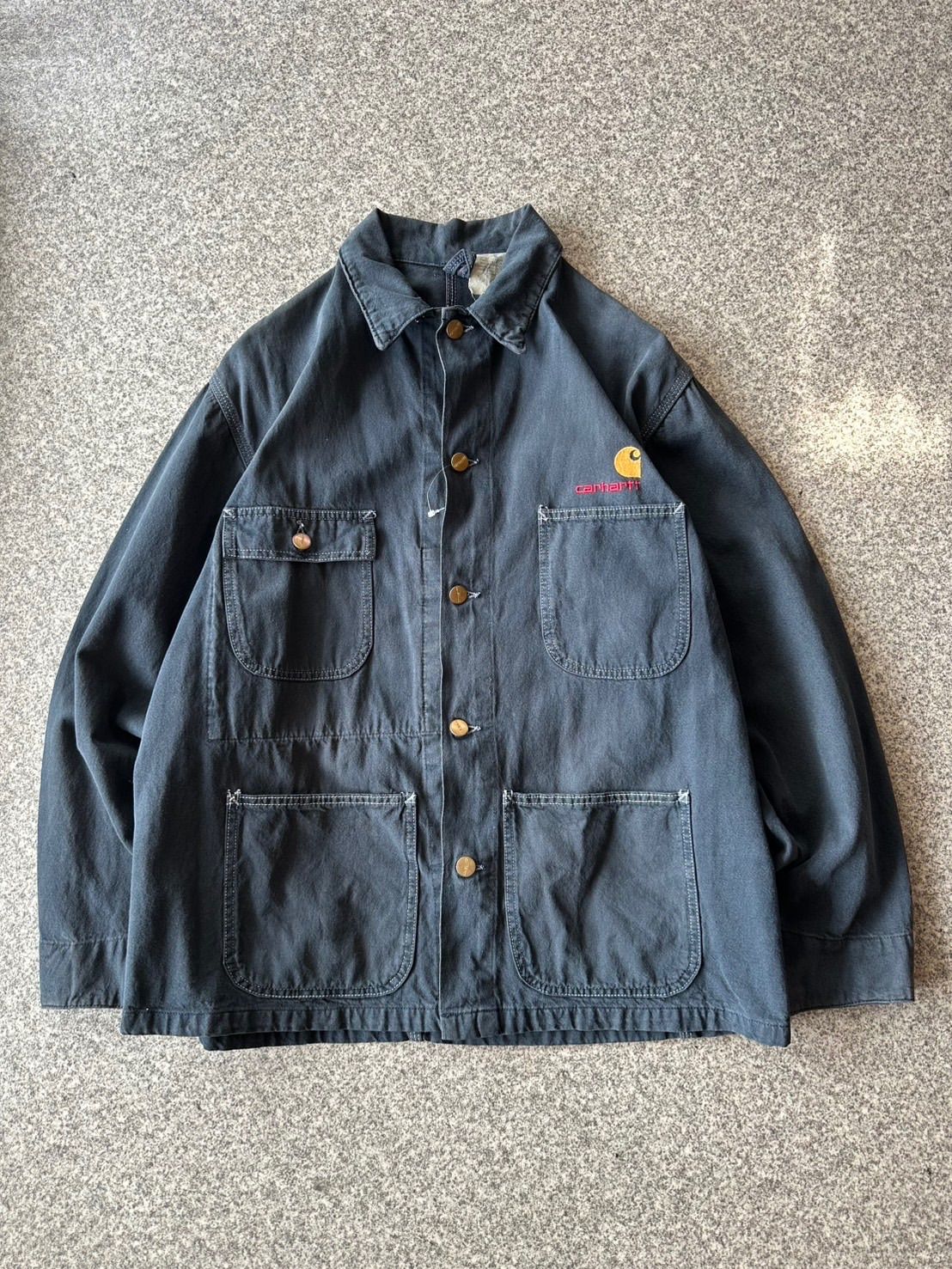 Carhartt カバーオール USA製 90s ブラック 後染め - メルカリ