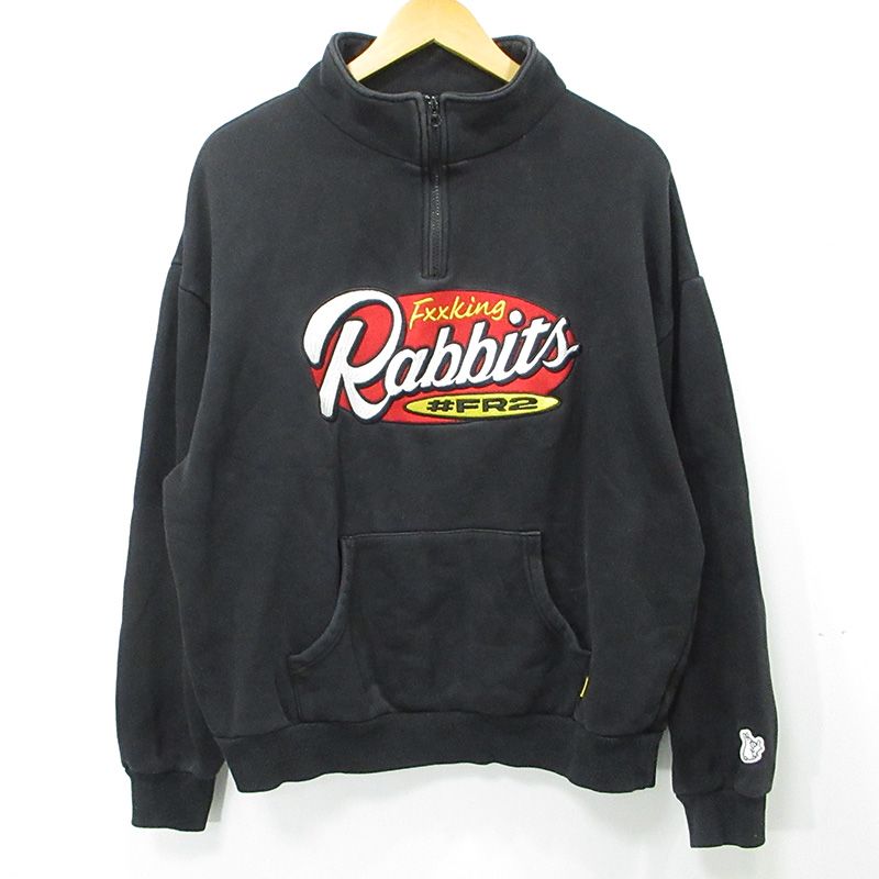 三重本店】 中古 #FR2 | エフアールツー Retro Logo Half Zip レター 