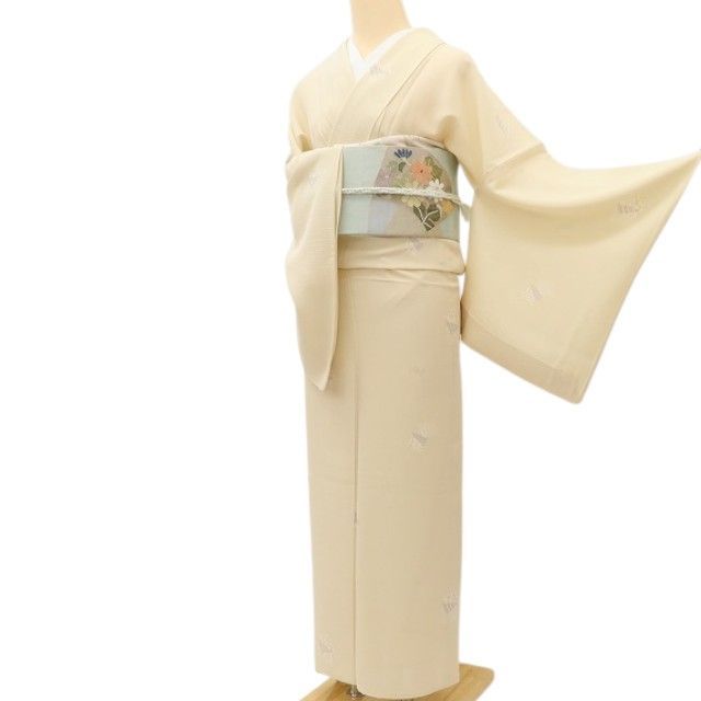 百華❀Y5025◇美品 正絹 夏着物 源氏香 絽 小紋 - メルカリ